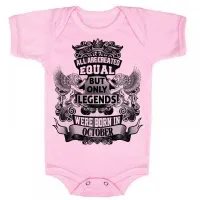 Body Bebê Infantil roupa criança Outubro Aniversário Melhores nasceram - Foto 4