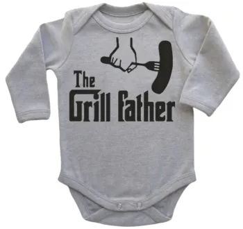 Body Bebê Infantil roupa criança Pai churrasco assador churrasqueira