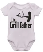 Body Bebê Infantil roupa criança Pai churrasco assador churrasqueira - Foto 3