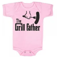Body Bebê Infantil roupa criança Pai churrasco assador churrasqueira - Foto 4