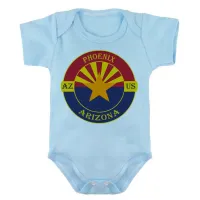 Body Bebê Infantil roupa criança Phoenix Arizona Lembrança - Foto 2