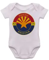 Body Bebê Infantil roupa criança Phoenix Arizona Lembrança - Foto 3