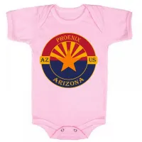 Body Bebê Infantil roupa criança Phoenix Arizona Lembrança - Foto 4