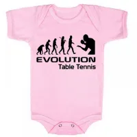 Body Bebê Infantil roupa criança Ping pong tenis de mesa jogador - Foto 4