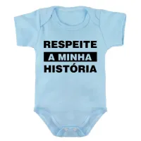 Body Bebê Infantil roupa criança Respeite minha história - Foto 2