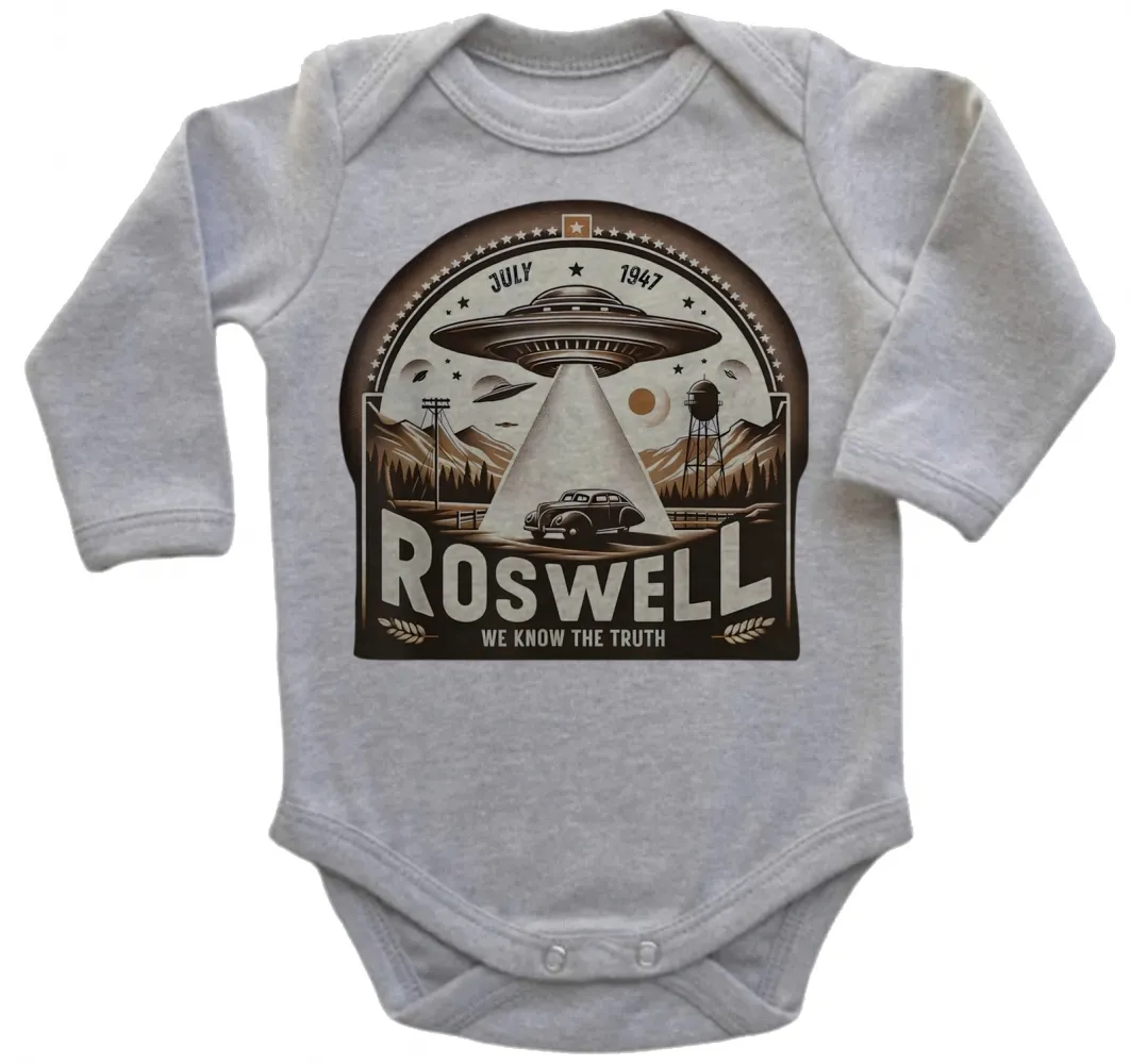 Body Bebê Infantil roupa criança roswell et area 51 varginha alien Imagem