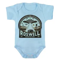 Body Bebê Infantil roupa criança roswell et area 51 varginha alien - Foto 2
