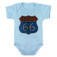Body Bebê Infantil roupa criança rota 66 rodovia famosa EUA - Foto 2