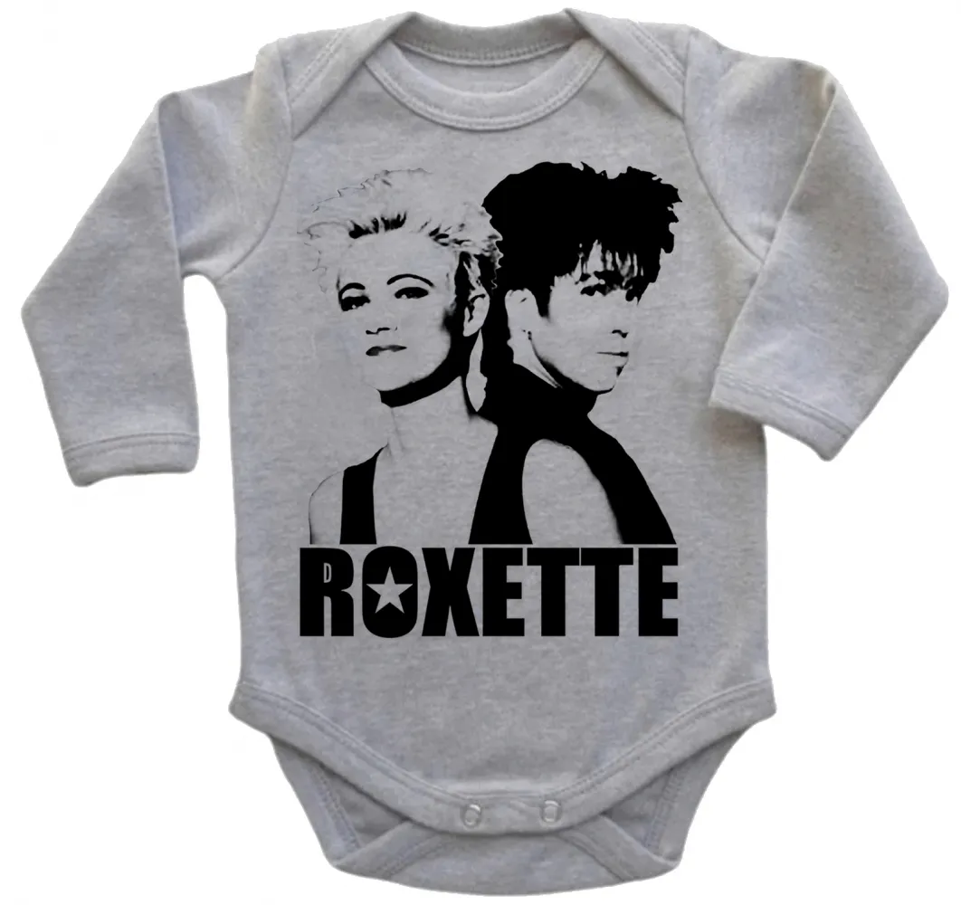 Body Bebê Infantil roupa criança Roxette banda rock antiga