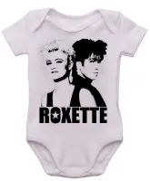 Body Bebê Infantil roupa criança Roxette banda rock antiga - Foto 3