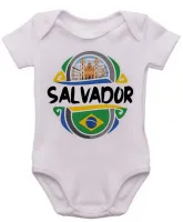 Body Bebê Infantil roupa criança Salvador Bahia lembrança - Foto 3