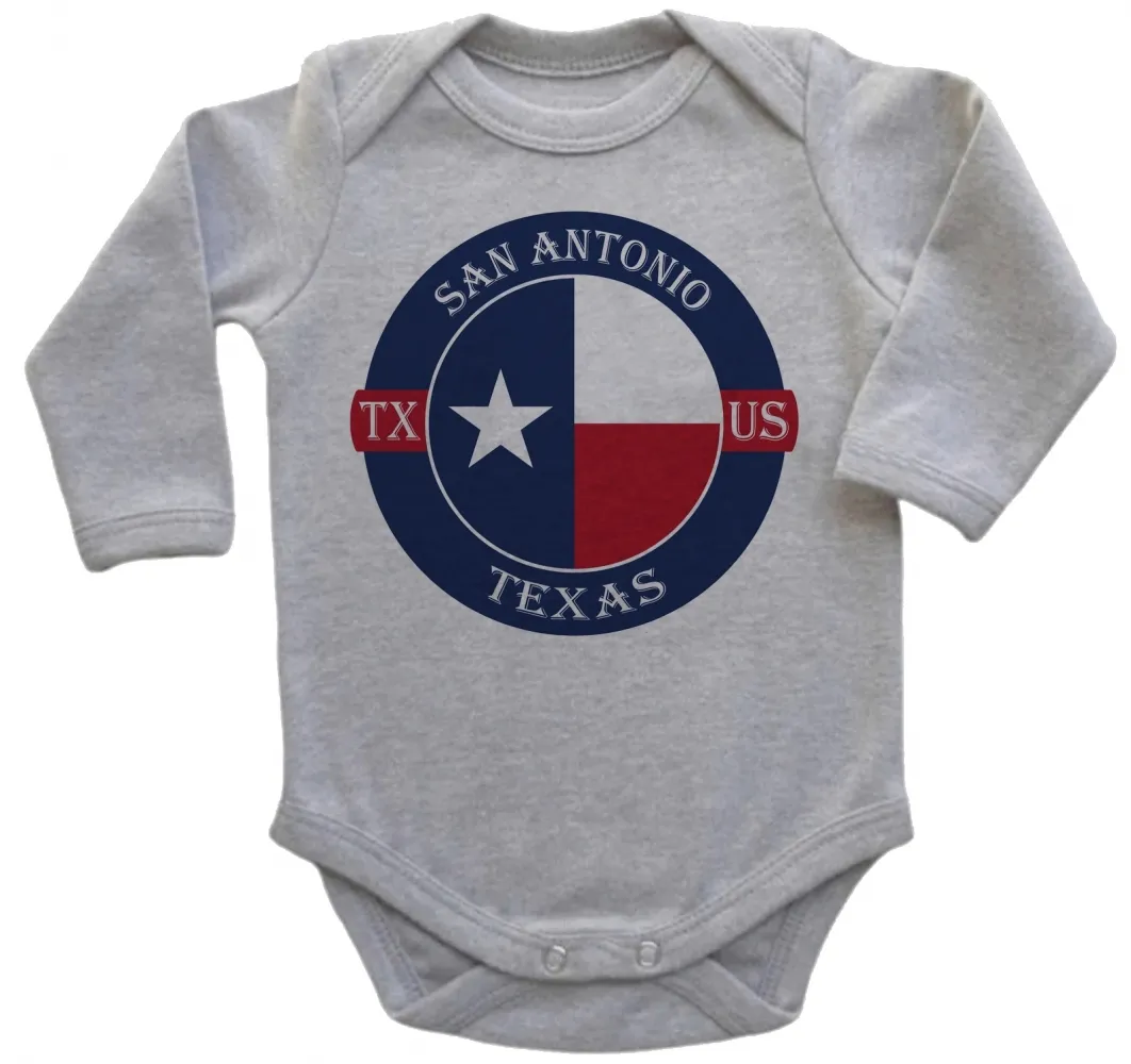 Body Bebê Infantil roupa criança San Antonio Texas lembrança Imagem