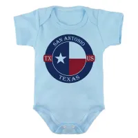 Body Bebê Infantil roupa criança San Antonio Texas lembrança - Foto 2