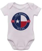 Body Bebê Infantil roupa criança San Antonio Texas lembrança - Foto 3