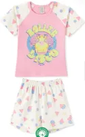Pijama Infantil Feminino Disco