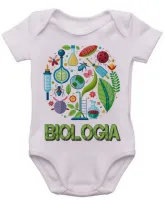 Body Bebê Infantil roupa criança Biologia biologo profissão - Foto 3