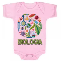 Body Bebê Infantil roupa criança Biologia biologo profissão - Foto 4
