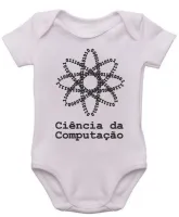 Body Bebê Infantil roupa criança Ciência da computação binario - Foto 3