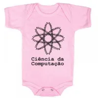 Body Bebê Infantil roupa criança Ciência da computação binario - Foto 4