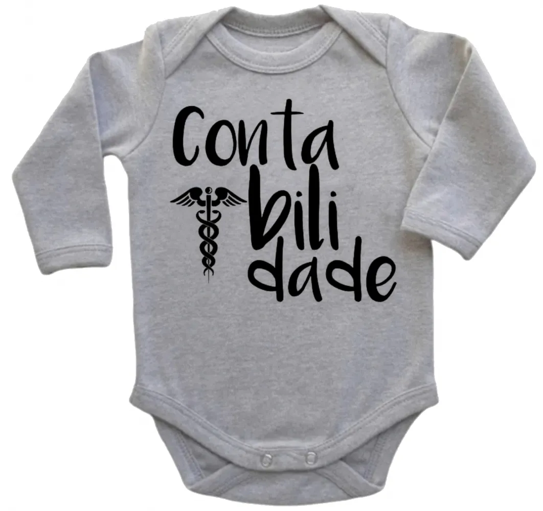Body Bebê Infantil roupa criança Contabilidade contador contadora