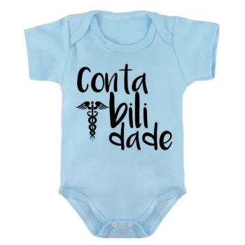 Body Bebê Infantil roupa criança Contabilidade contador contadora - Foto 2