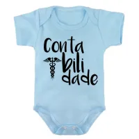 Body Bebê Infantil roupa criança Contabilidade contador contadora - Foto 2