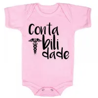 Body Bebê Infantil roupa criança Contabilidade contador contadora - Foto 4