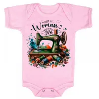 Body Bebê Infantil roupa criança Costureira costura profissão - Foto 4