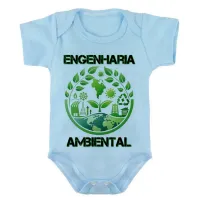 Body Bebê Infantil roupa criança Engenharia Ambiental profissão - Foto 2
