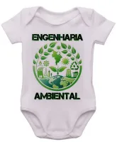 Body Bebê Infantil roupa criança Engenharia Ambiental profissão - Foto 3