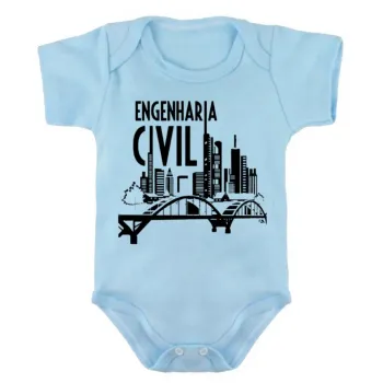 Body Bebê Infantil roupa criança Engenharia Civil Engenheiro - Foto 2