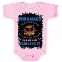 Body Bebê Infantil roupa criança Farmácia farmaceutico profissão - Foto 4