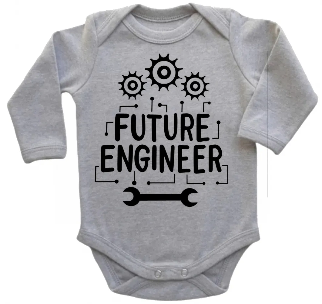 Body Bebê Infantil roupa criança Futuro engenheiro engenharia