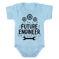 Body Bebê Infantil roupa criança Futuro engenheiro engenharia - Foto 2