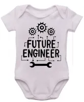 Body Bebê Infantil roupa criança Futuro engenheiro engenharia - Foto 3