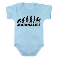 Body Bebê Infantil roupa criança Jornalismo jornalista - Foto 2