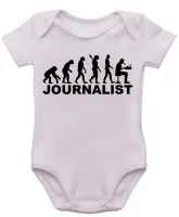 Body Bebê Infantil roupa criança Jornalismo jornalista - Foto 3