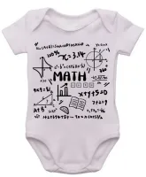 Body Bebê Infantil roupa criança Matematica professor professora - Foto 3