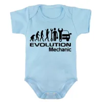 Body Bebê Infantil roupa criança Mecanico carros oficina evolução - Foto 2