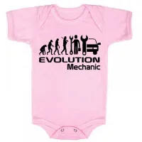 Body Bebê Infantil roupa criança Mecanico carros oficina evolução - Foto 4