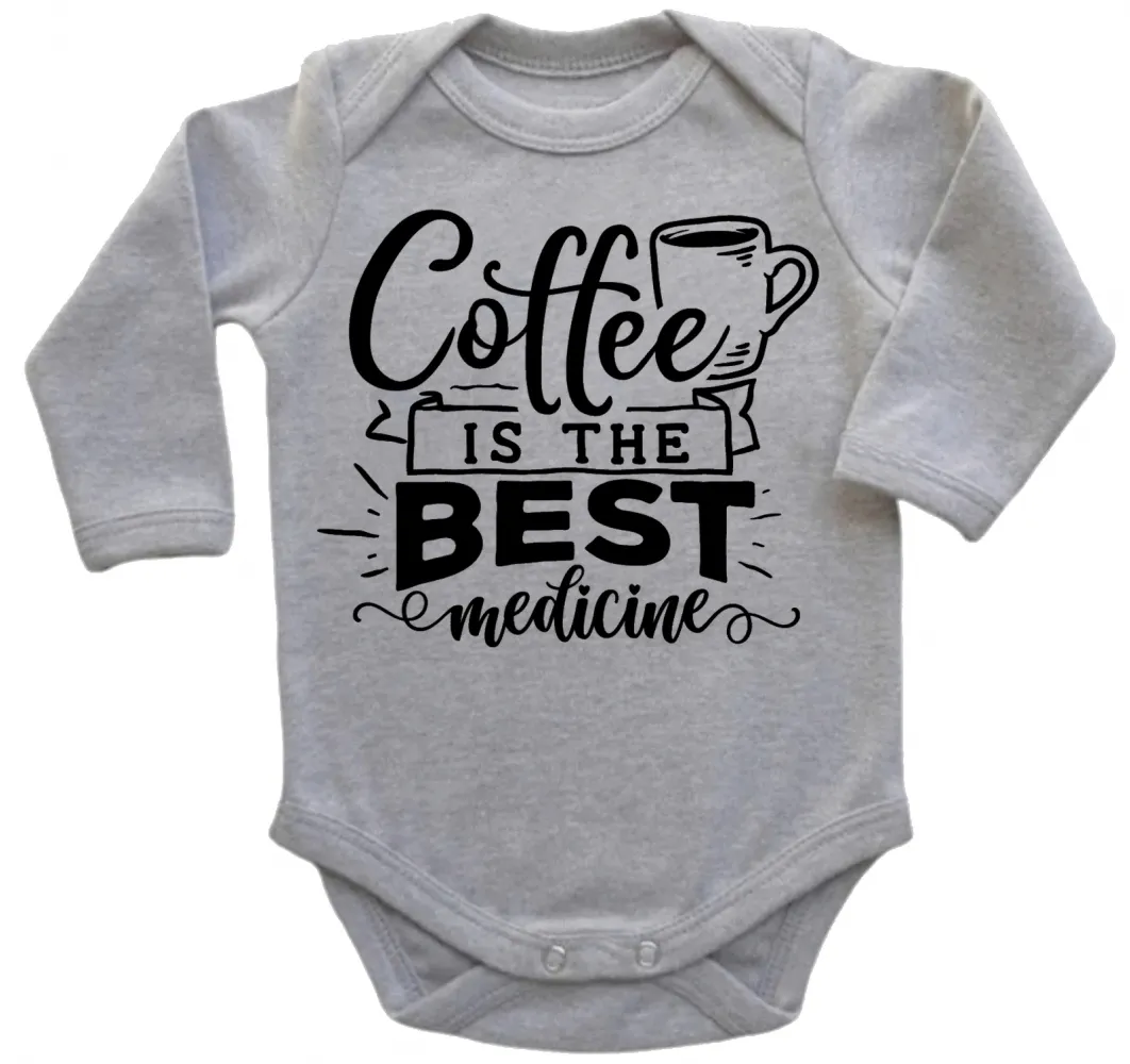 Body Bebê Infantil roupa criança Medicina Café melhor remédio