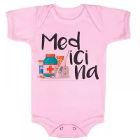 Body Bebê Infantil roupa criança Medicina Medico DR - Foto 4