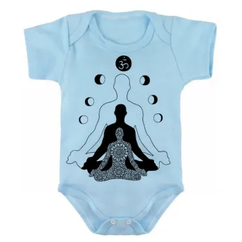 Body Bebê Infantil roupa criança Meditação Yoga Reiki meditar - Foto 2