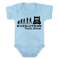 Body Bebê Infantil roupa criança Motorista caminhão evolução caminhoneiro - Foto 3