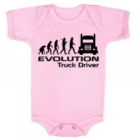 Body Bebê Infantil roupa criança Motorista caminhão evolução caminhoneiro - Foto 4