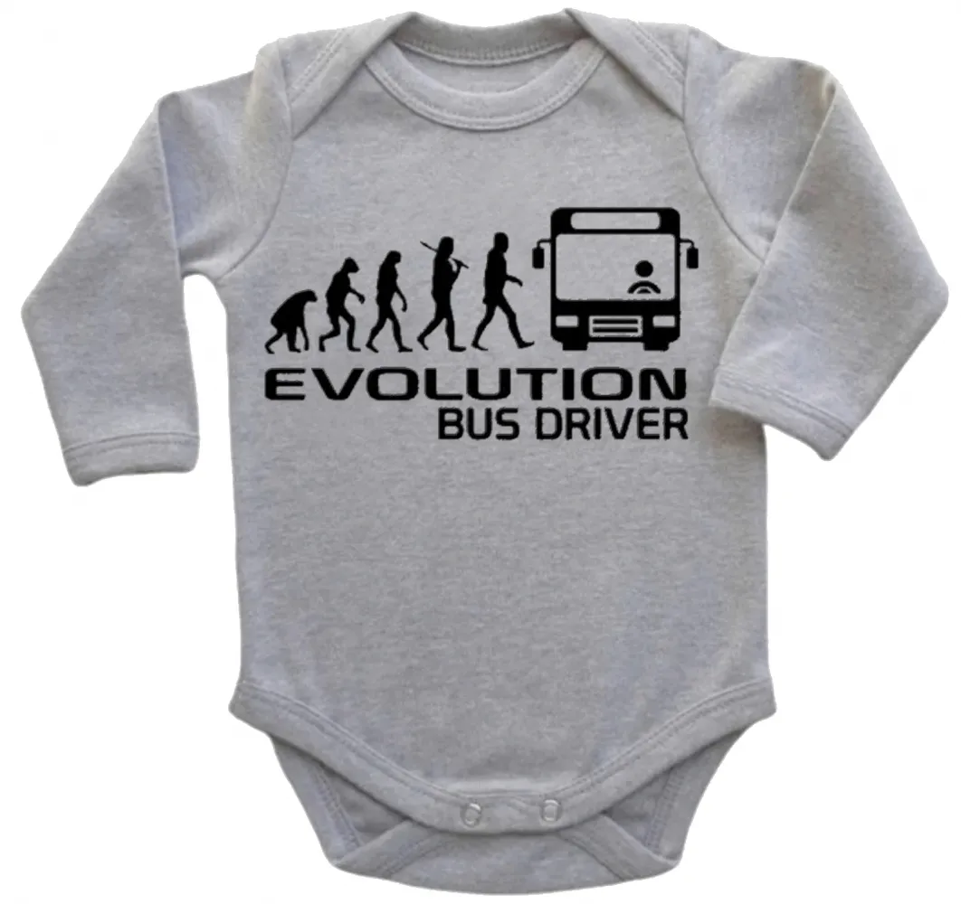Body Bebê Infantil roupa criança Motorista onibus van escolar