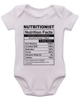Body Bebê Infantil roupa criança Nutrição nutricionista profissão - Foto 3
