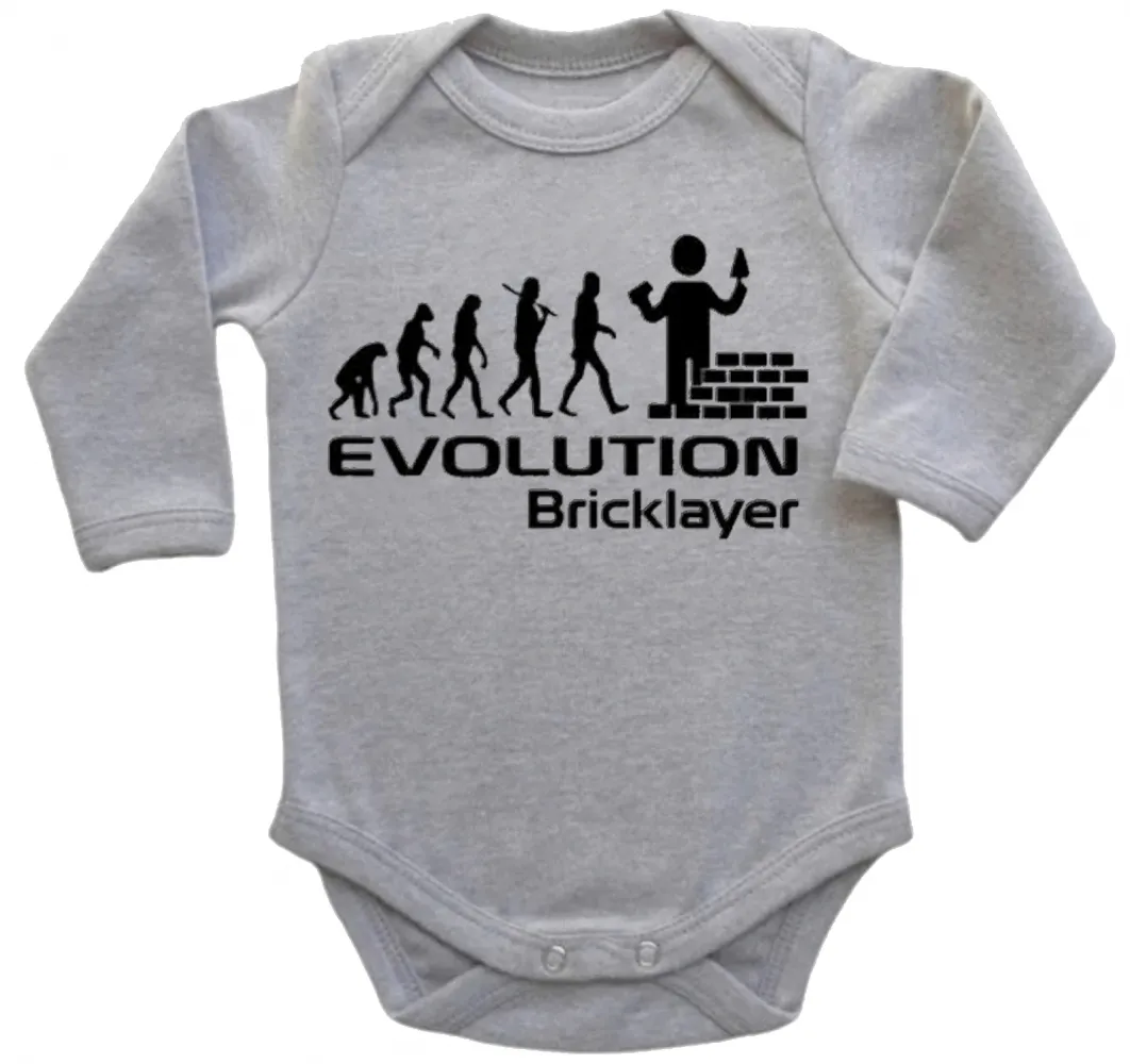 Body Bebê Infantil roupa criança Pedreiro construtor evolução