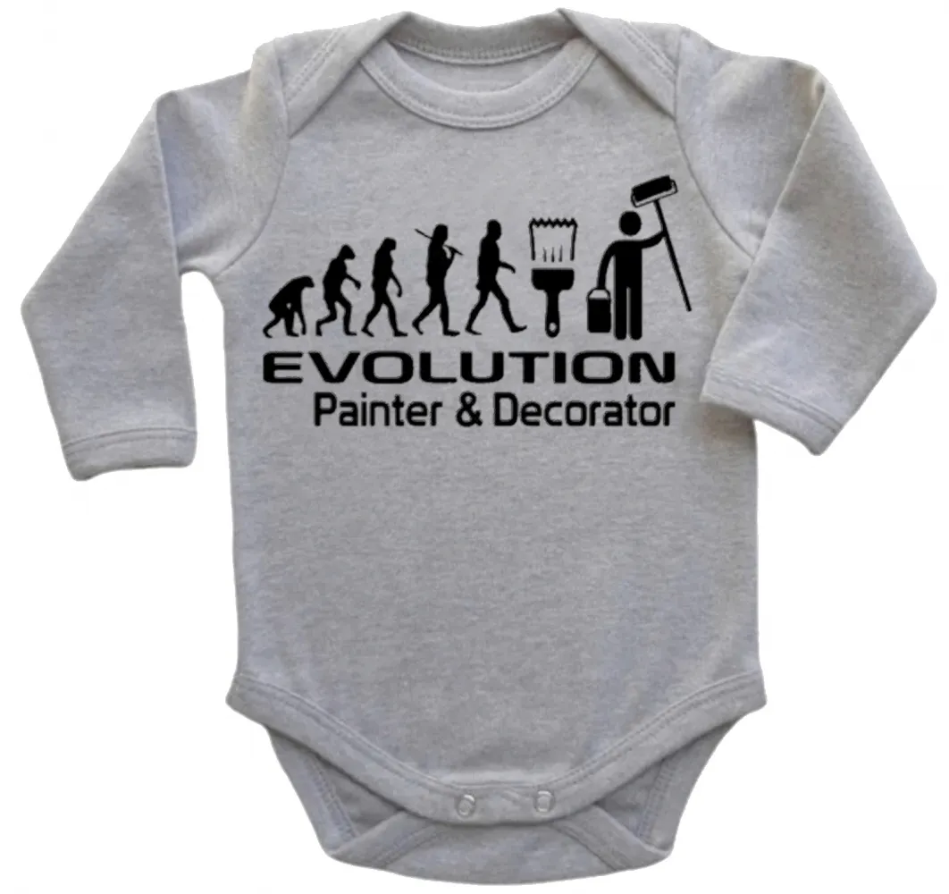 Body Bebê Infantil roupa criança Pintor decorador evolução empreiteiro