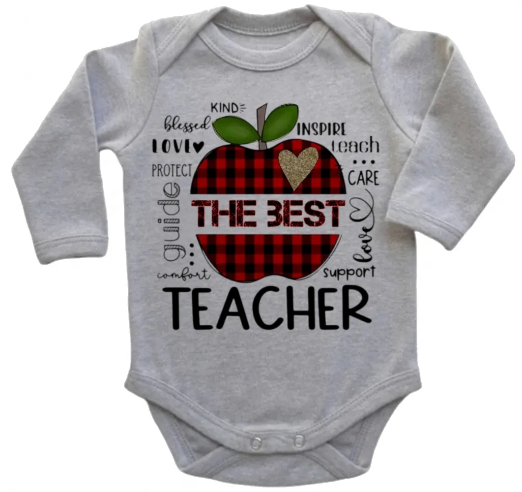 Body Bebê Infantil roupa criança Professor teacher professora